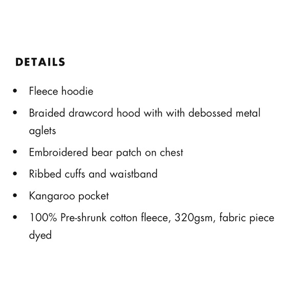 NWT Teddy Fresh Women’s Classic Hoodie in Khaki - Picture 5 of 5